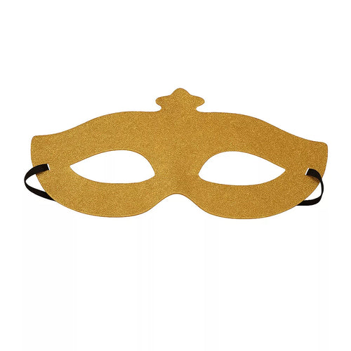Antifaz Veneciano Oro en Tela de 23X10 cm