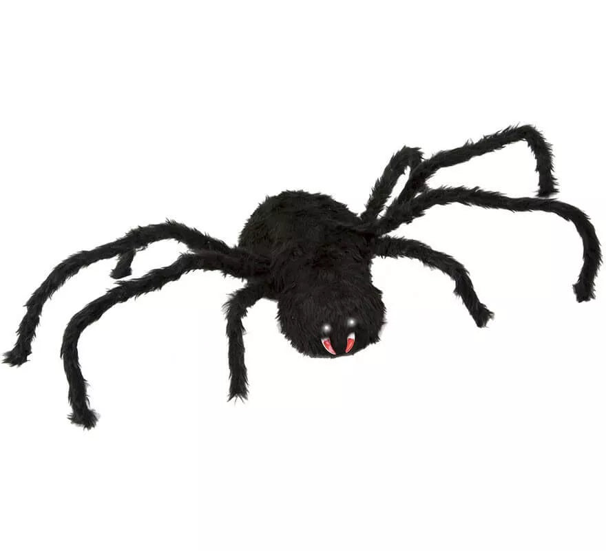 Translation missing: en.Araña Negra con Movimiento, Luz y Sonido 125x30 cm
