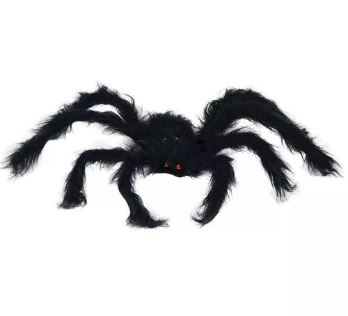 Araña negra de 90 cm