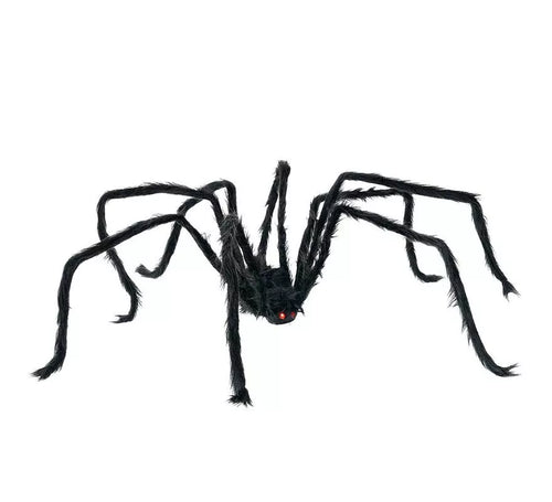 Araña negra patas finas de 28x43 cm