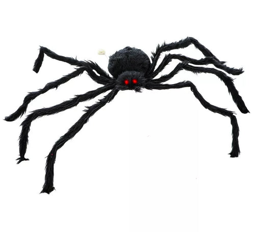 Araña Peluda con Luz de 80 cm