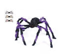 Araña Peluda púrpura y negro de 125 cm