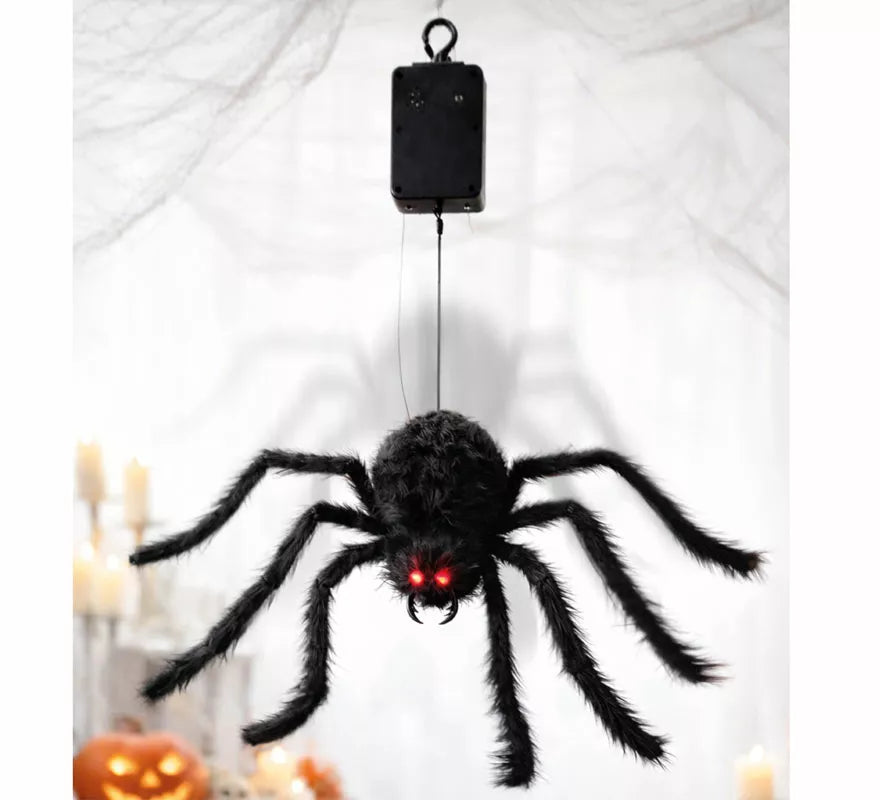 Translation missing: en.Araña Sube y Baja Susto con Luz, Sonido y Movimiento de 80 cm