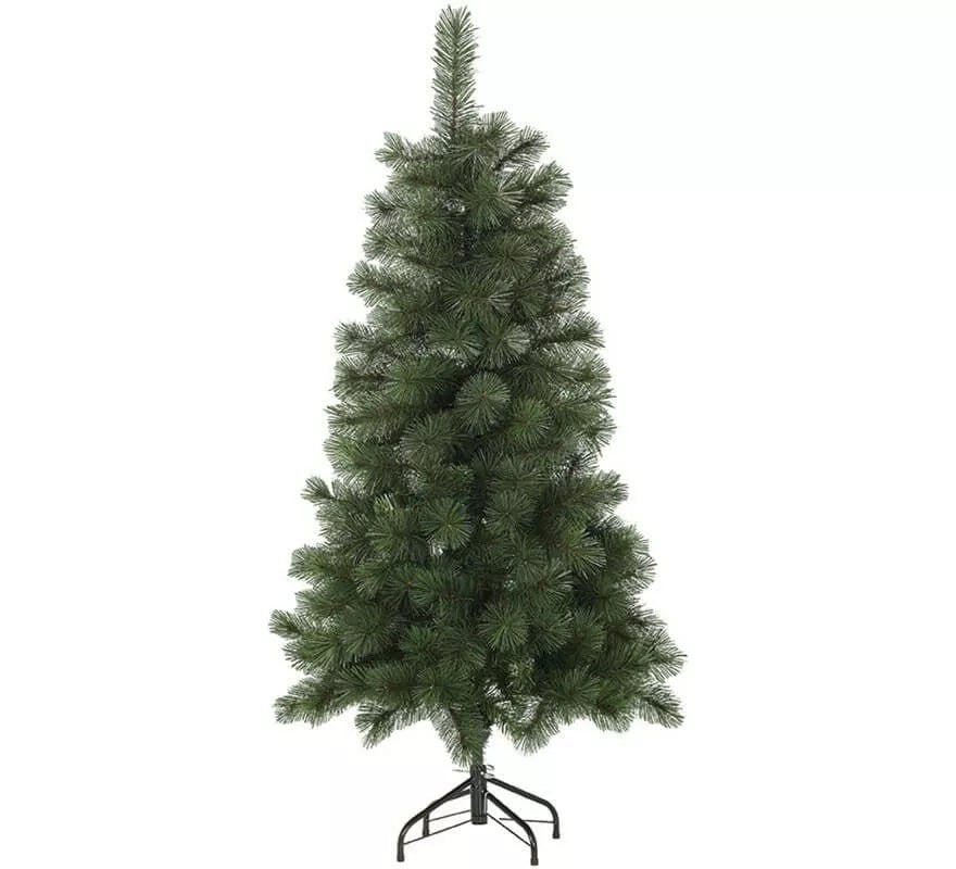 Árbol de Navidad Helsinki con Pie de Metal de 120 cm