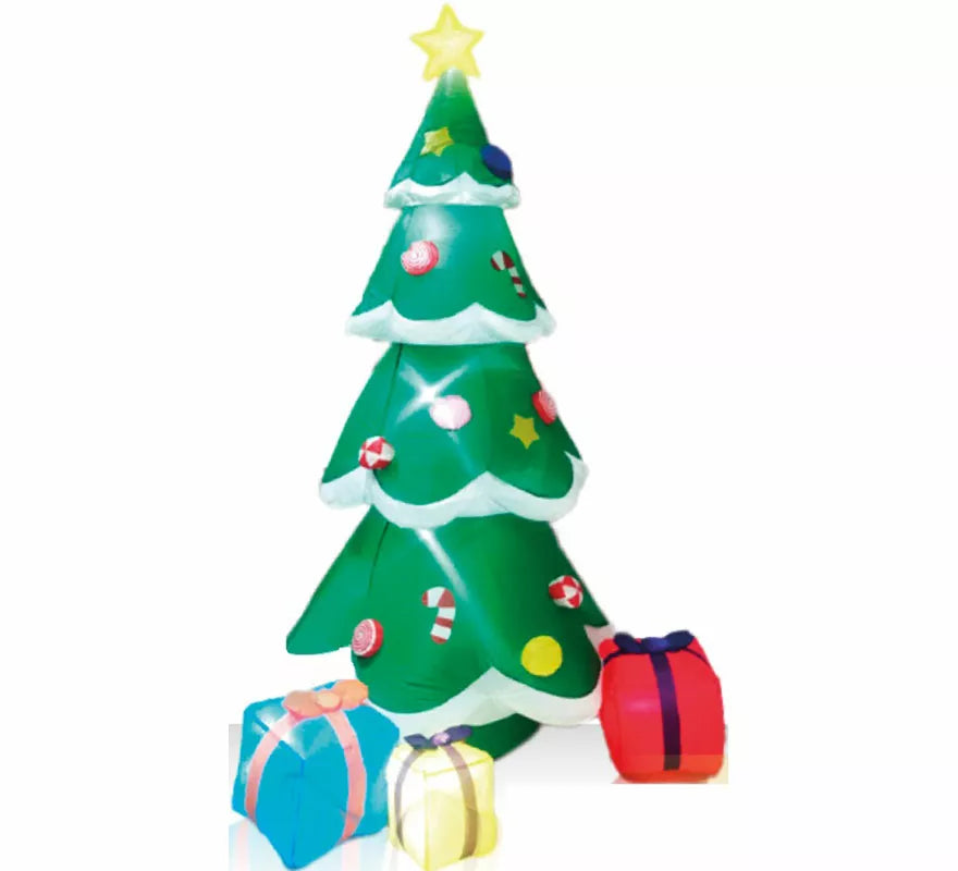 Árbol de Navidad Hinchable con LED de 210 cm