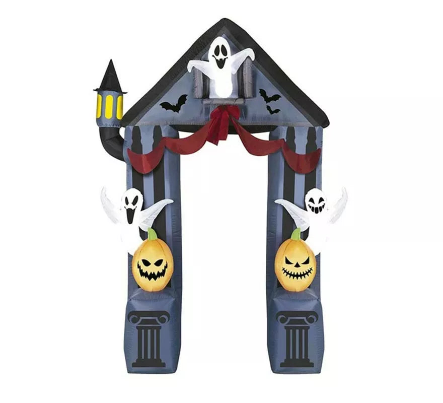 Arco Hinchable Fantasmas y Calabazas de 240x200 cm