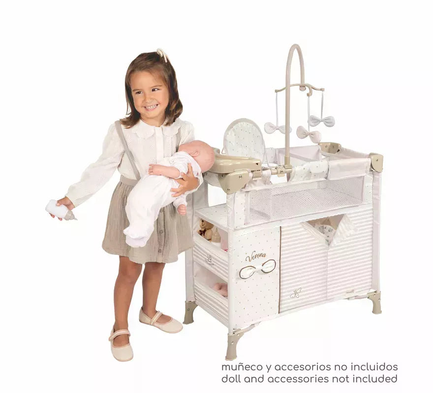 Translation missing: en.Armario Cambiador Plegable con Accesorios para Muñecas de hasta 42 cm