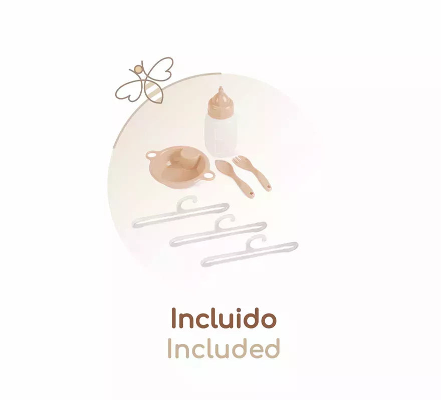 Translation missing: en.Armario Cambiador Plegable con Accesorios para Muñecas de hasta 42 cm