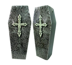 Antique Coffin with Cross of 48X18X11 cm