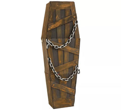 Coffin with Light, Sound and Movement 52x27x160 cm