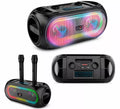 Bafle Bluetooth, FM radio y 2 Micrófonos inalámbricos