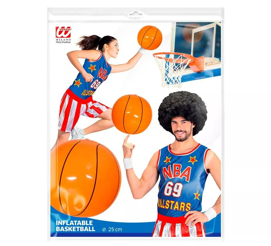 Balón de Baloncesto hinchable de juguete de 25 cm
