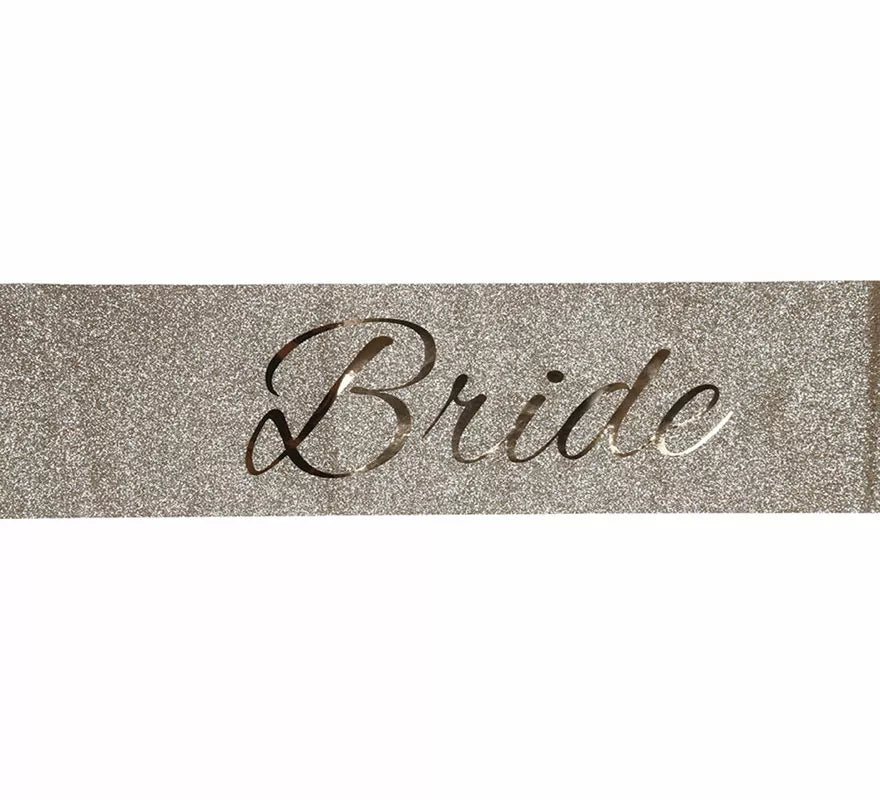 Banda Bride dorada adulta