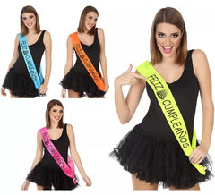 Happy Birthday Band in 4 assorted colors