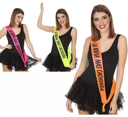 Banda La Novia mas Cachonda en 3 colores surtidos