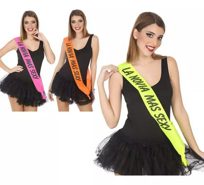 Banda La Novia mas Sexy en 3 colores surtidos