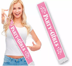 Pink Diamond Party Girls Sash
