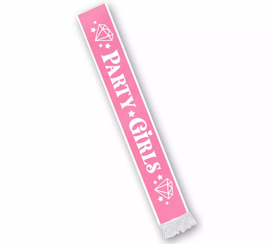 Banda Party Girls rosa diamantes
