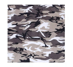 54x54 cm Grey Camouflage Bandana