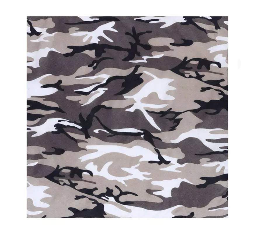 Translation missing: en.Bandana Camuflaje gris de 54x54 cm