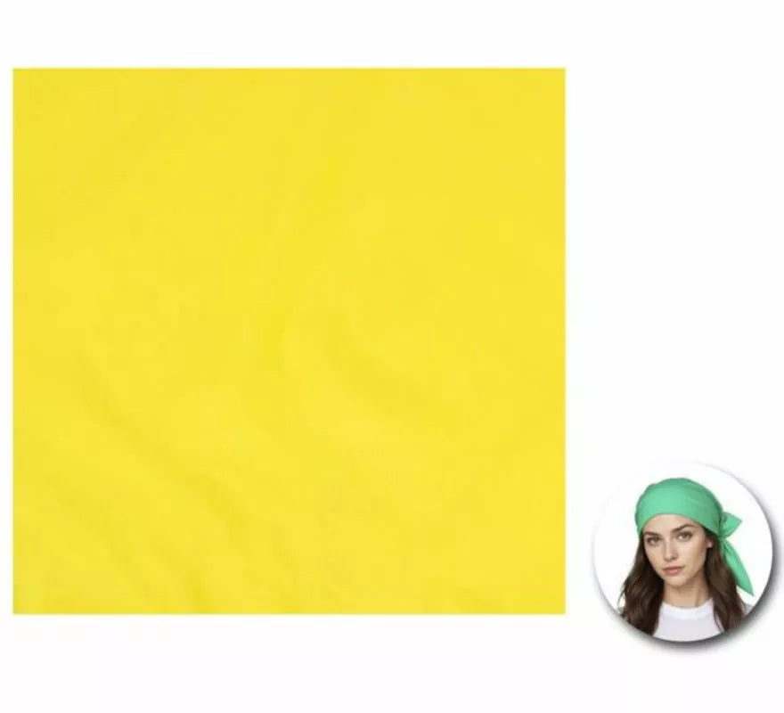 Bandana en varios colores de 54x54 cm adulto