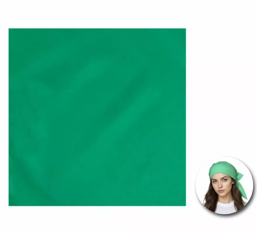 Bandana en varios colores de 54x54 cm adulto