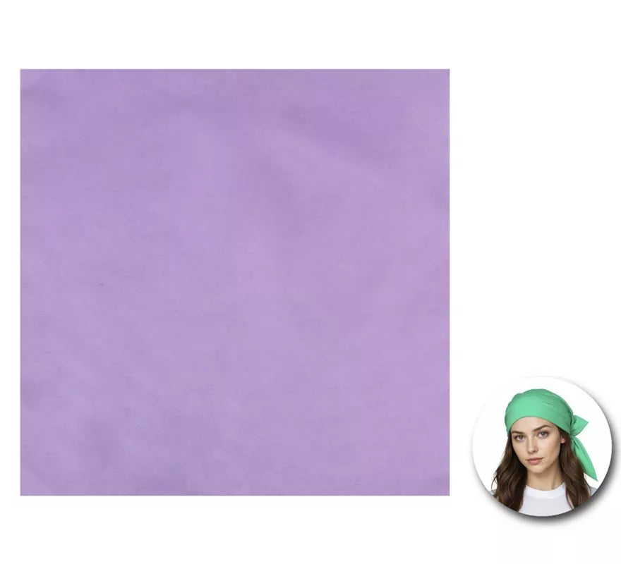 Bandana en varios colores de 54x54 cm adulto