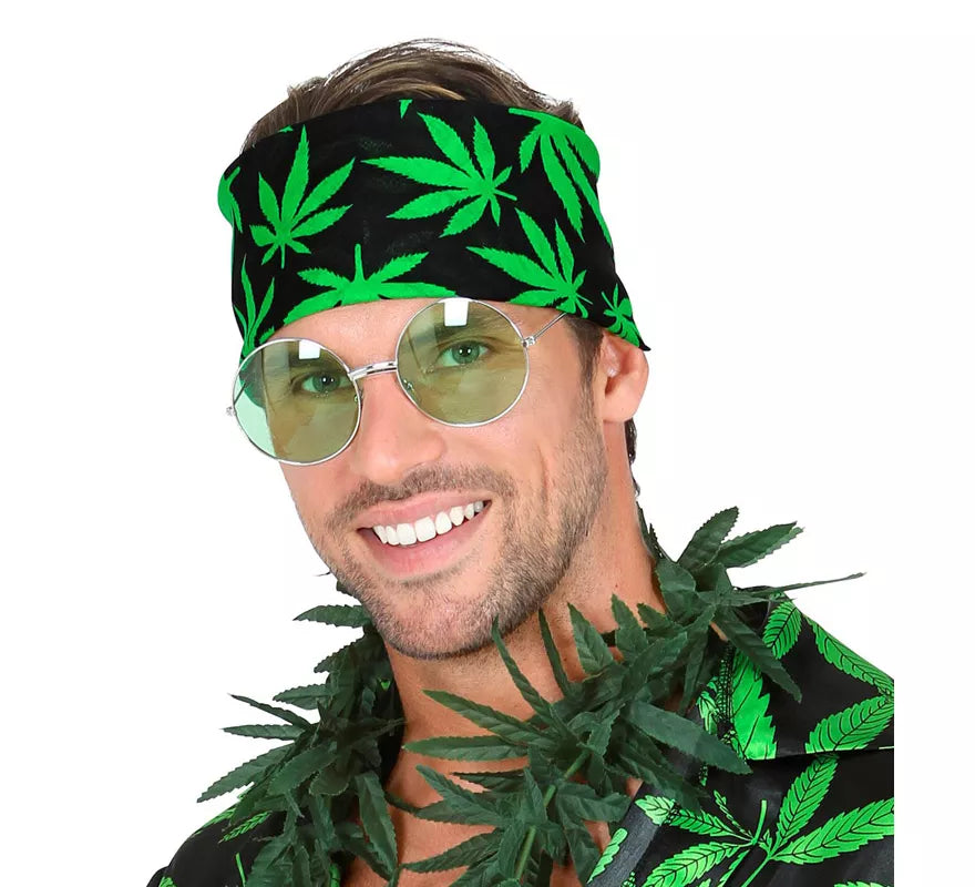 Translation missing: en.Bandana Hojas de Marihuana de 55X55 cm