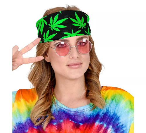 Bandana Hojas de Marihuana de 55X55 cm