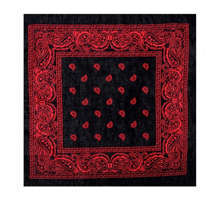 Bandana o Pañuelo Paisley Off de 54x54 cm en varios colores