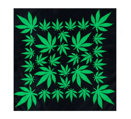 Bandana Rastafari hierba de 54x54 cm