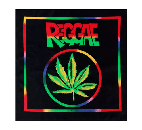 Bandana Rastafari reggae de 54x54 cm