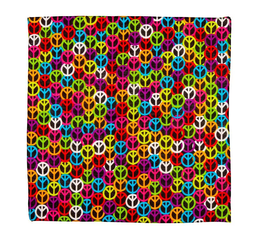 Translation missing: en.Bandana Símbolo de Paz de 55X55 cm