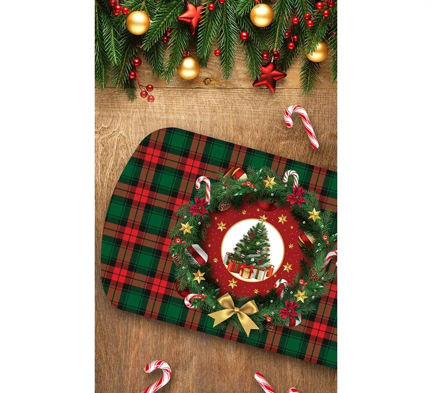 Bandeja Árbol de Navidad de pvc de 39x24 cm