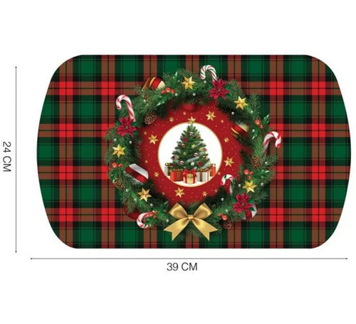 Bandeja Árbol de Navidad de pvc de 39x24 cm