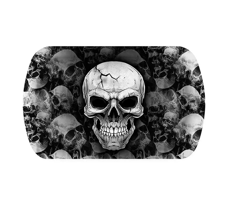 Bandeja Calaveras Temible de plástico de 39x24 cm