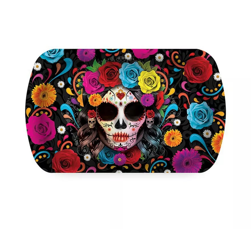 Bandeja Catrina de plástico de 39x24 cm