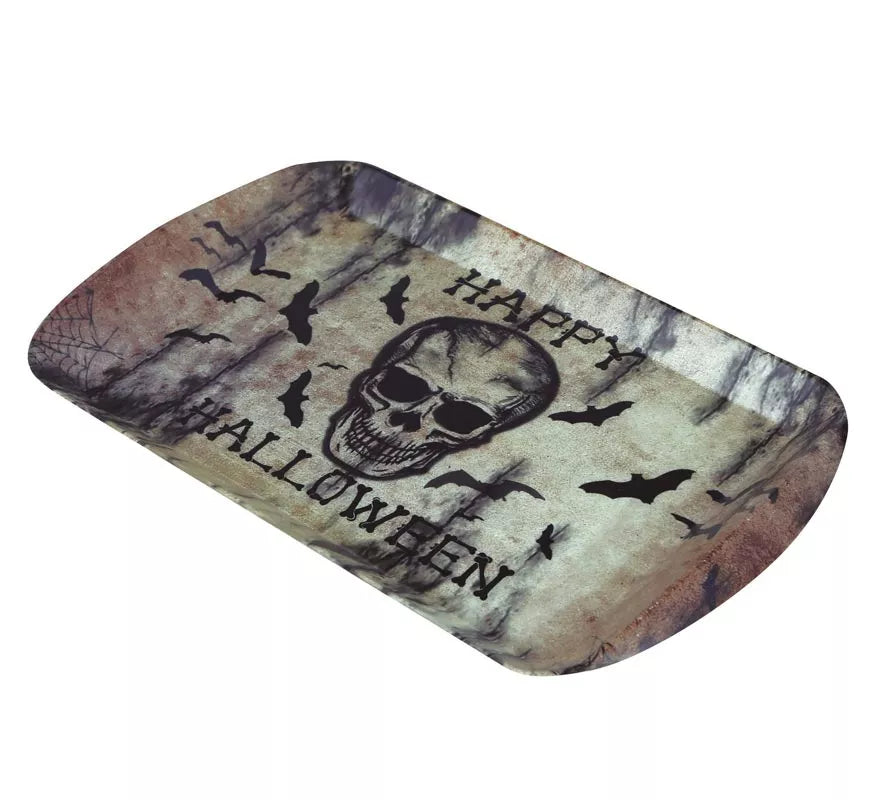 Bandeja con Calavera de 39x24 cm