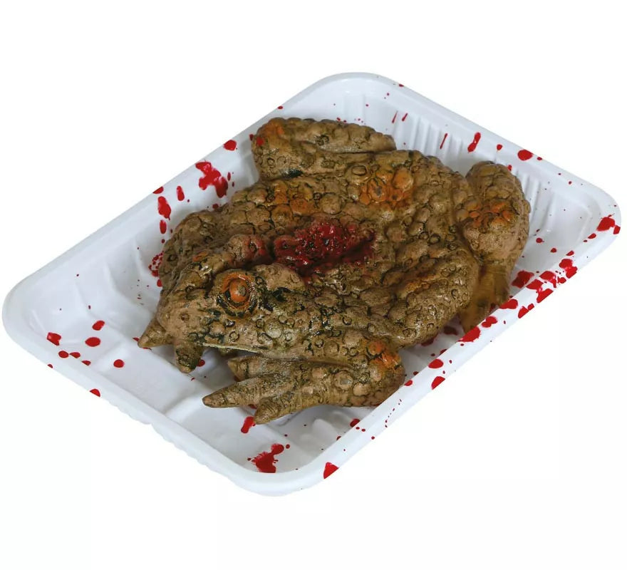 Bandeja con Sapo, 18x13 cm