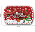 Bandeja Merry Christmas de pvc de 39x24 cm