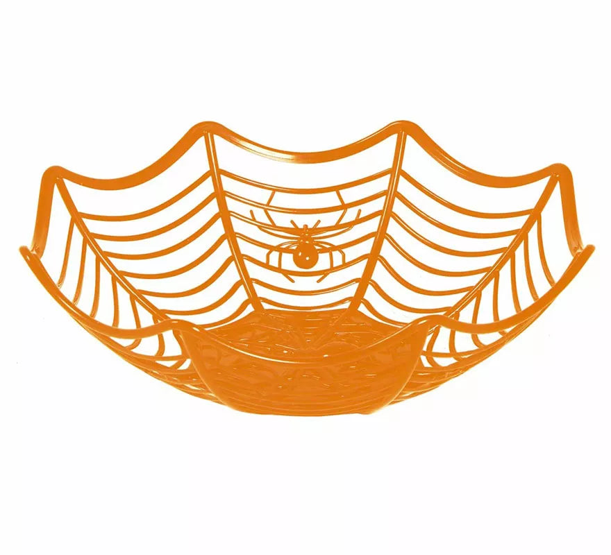 Translation missing: en.Bandeja Naranja Telaraña de Plástico de 28X8 cm