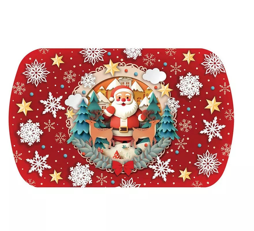 Translation missing: en.Bandeja Papá Noel de pvc de 39x24 cm