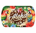 Bandeja Verano Aloha de plástico de 39x24 cm