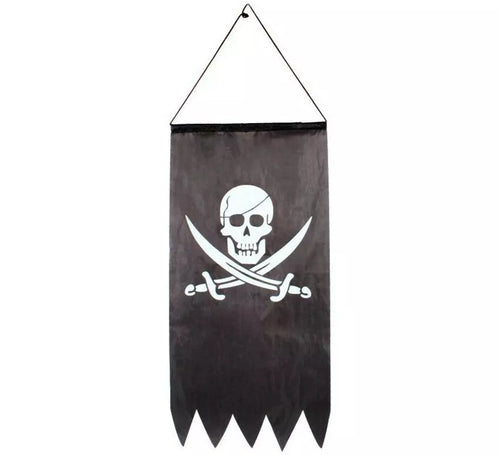 Bandera Pirata colgante tipo gallardete
