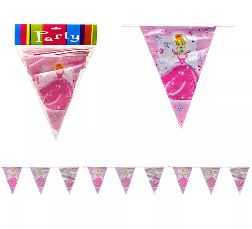 Translation missing: en.Banderillas de Princesa para Cumpleaños de 3 m