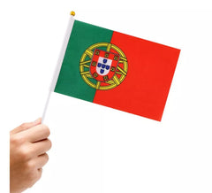 Portugal Flag with Handle 20x30 cm