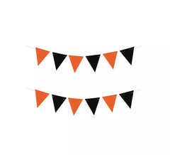 3m Black and Orange Halloween Bunting