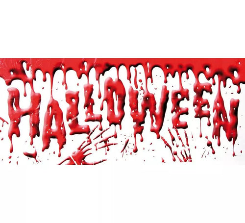 Banderola sangrienta Halloween 61 x 152 cm