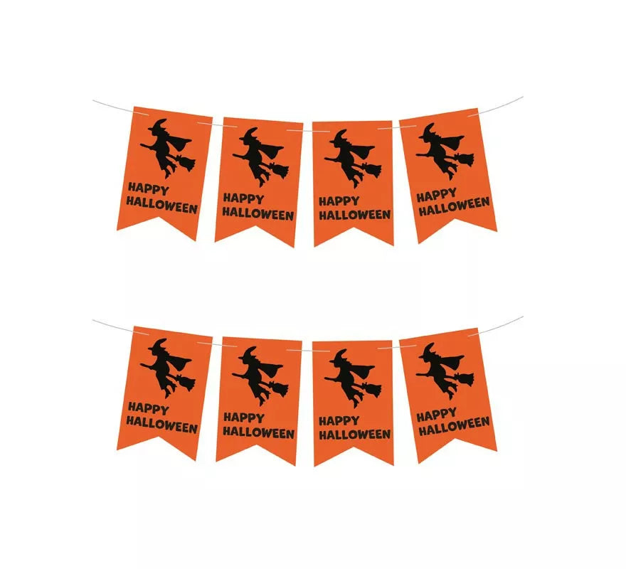 Translation missing: en.Banner de Bruja Happy Halloween de 3 m