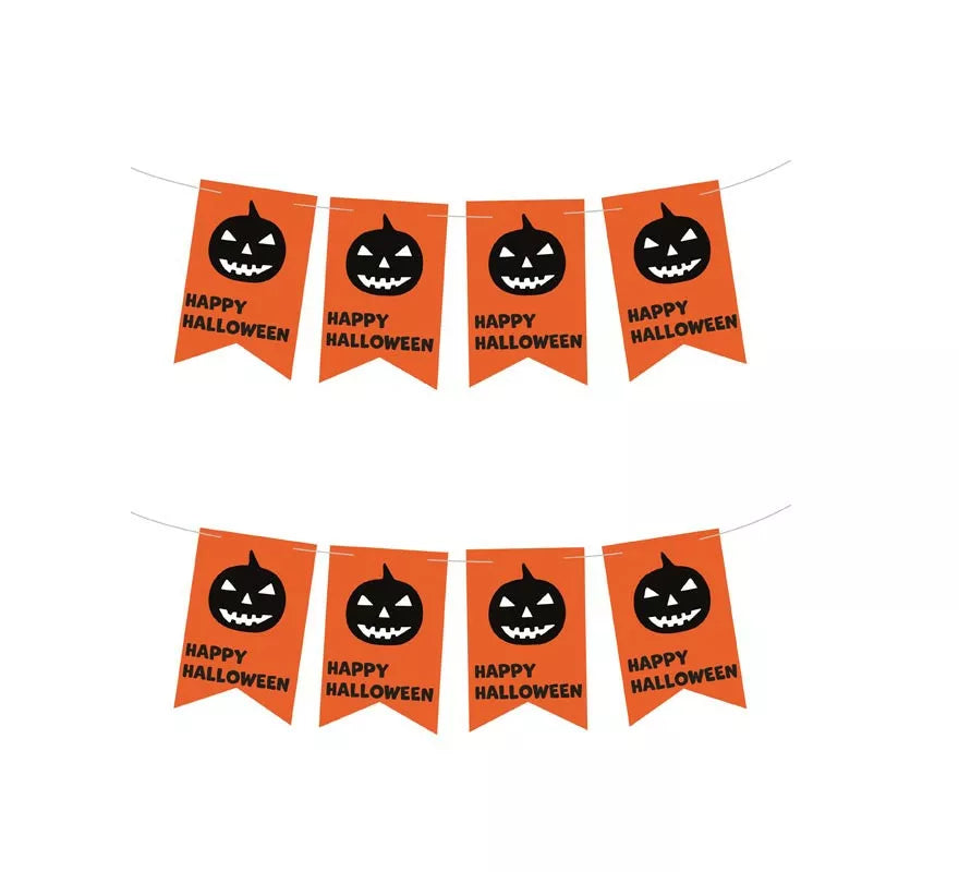 Translation missing: en.Banner de Calabaza Happy Halloween de 3 m